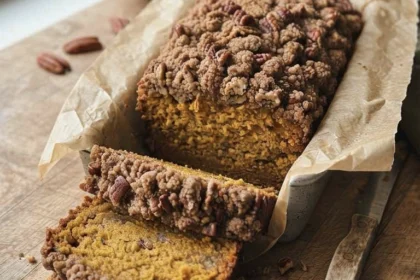 pumpkin banana bread 7