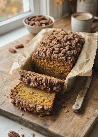 pumpkin banana bread 7