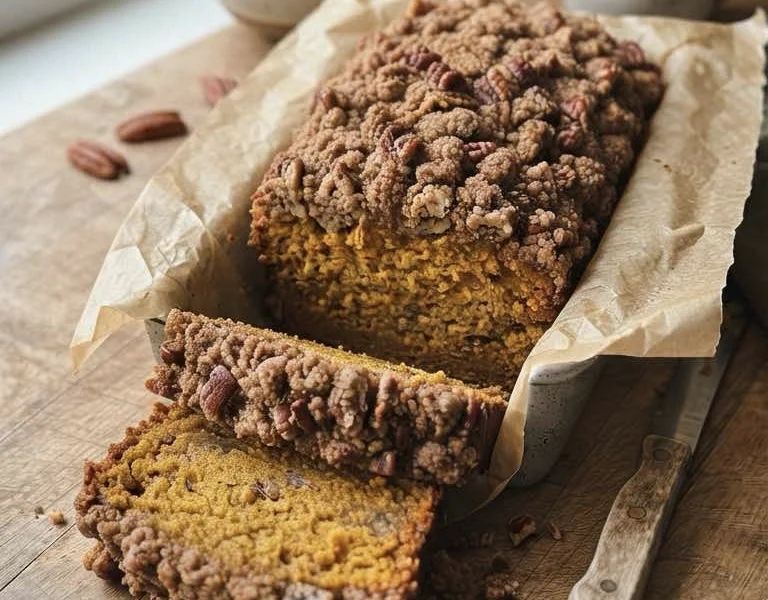 pumpkin banana bread 7