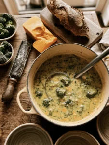 Loaded Broccoli Cheddar Soup for Cheese Lovers 8 broccoli cheddar soup 3