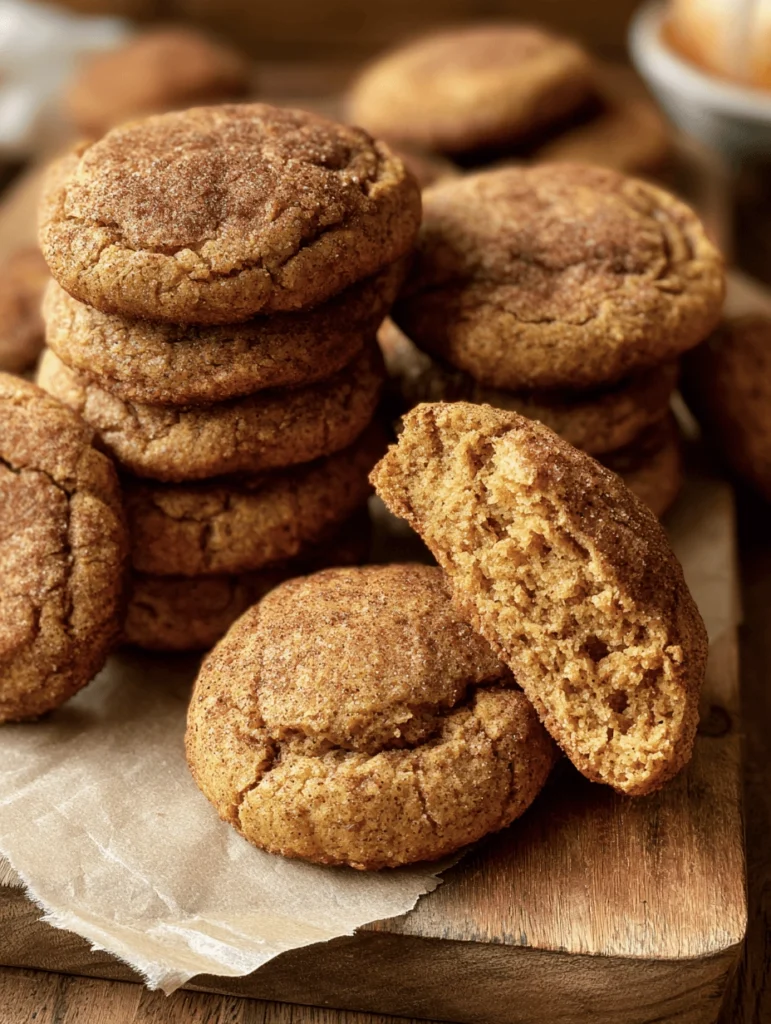 Brown Butter Pumpkin Snickerdoodle Cookies (Soft and Chewy) 4 pumpkin snickerdoodle 12