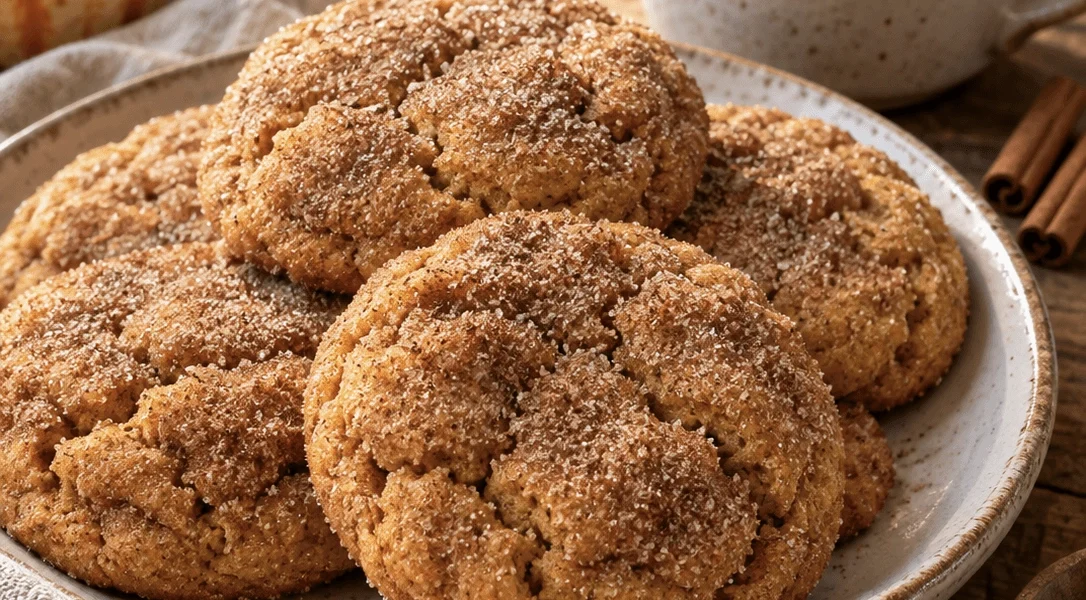 Brown Butter Pumpkin Snickerdoodle Cookies (Soft and Chewy) 1 pumpkin snickerdoodle 24